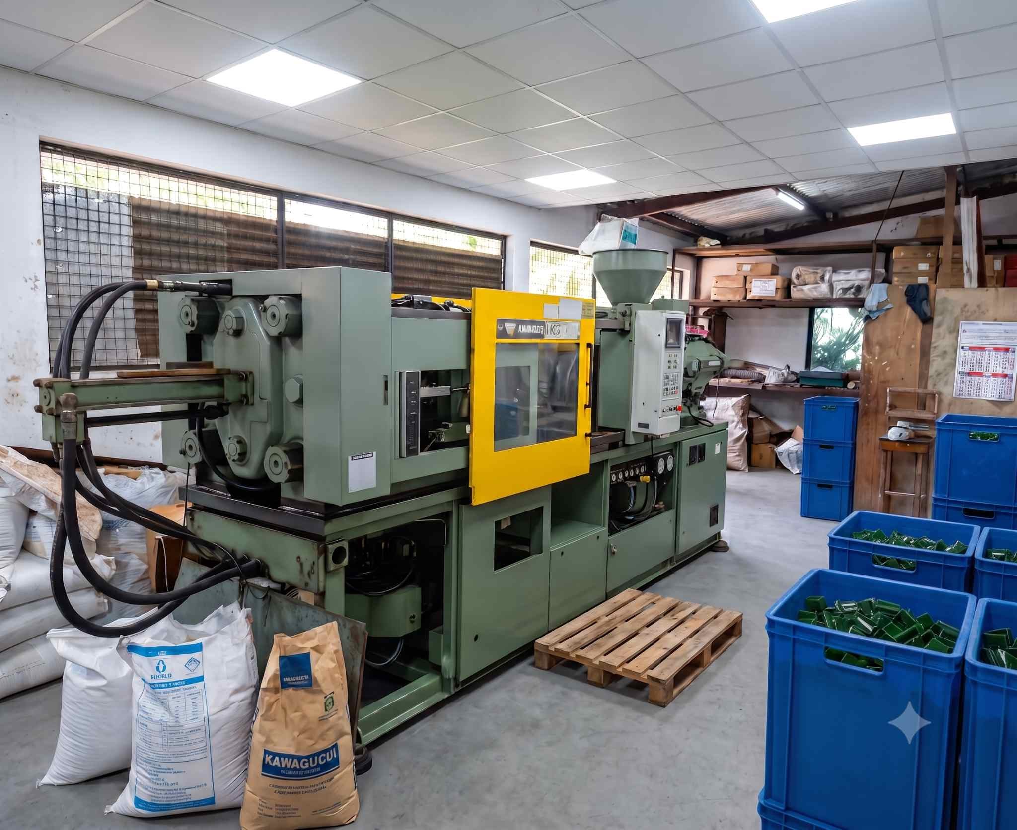 Injection molding machine – plastic & molding unit, Lanka Brush Exports (2)
